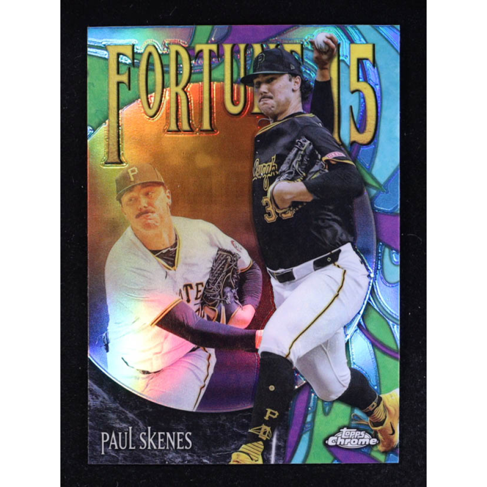Paul Skenes 2025 Topps Chrome Fortune 15 #F158 at PristineAuction.com