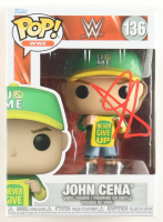 John Cena Signed "WWE" #136 Funko Pop! Vinyl Figure (AutographCOA) at PristineAuction.com