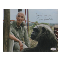 Jane Goodall Signed 8x10 Photo Inscribed "Best Wishes" (ACOA) at PristineAuction.com