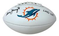 Sean Young Signed Dolphins Logo Football Inscribed "Laces Out" (JSA) at PristineAuction.com