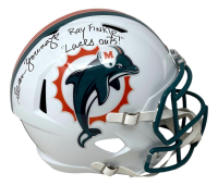 Sean Young Signed "Ace Ventura" Dolphins Full-Size Speed Helmet Inscribed "Ray Finkle" (JSA) at PristineAuction.com