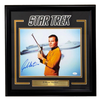 William Shatner Signed "Star Trek" Custom Framed Photo (JSA) at PristineAuction.com