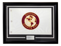 Tiger Woods "Bridgestone Country Club" Custom Framed Flag Display at PristineAuction.com