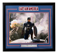 Chris Evans Signed "Captain America" Custom Framed Photo (Beckett & SWAU) at PristineAuction.com
