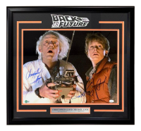 Michael J. Fox & Christopher Lloyd Signed "Back to the Future" Custom Framed Photo (JSA & Beckett) at PristineAuction.com