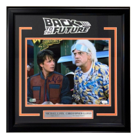Michael J. Fox & Christopher Lloyd Signed "Back to the Future" Custom Framed Photo (JSA & Beckett) at PristineAuction.com