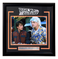 Michael J. Fox & Christopher Lloyd Signed "Back to the Future" Custom Framed Photo (JSA & Beckett) at PristineAuction.com