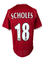 Paul Scholes Signed Manchester United Nike Authentic Jersey (Beckett) at PristineAuction.com