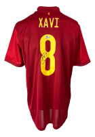 Xavi Signed Spain National Team Adidas Authentic Jersey (Beckett) at PristineAuction.com