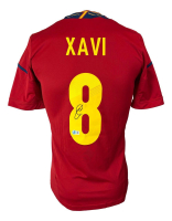 Xavi Signed Spain National Team Adidas Authentic Jersey (Beckett) at PristineAuction.com