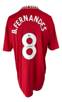 Bruno Fernandes Signed Manchester United Adidas Authentic Jersey (Beckett) at PristineAuction.com