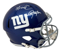 Lawrence Taylor & Abdul Carter Signed Giants Full-Size Speed Helmet (Beckett) at PristineAuction.com