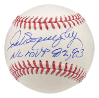 Dale Murphy Signed OML Baseball Inscribed "MVP 82, 83" (Beckett) at PristineAuction.com