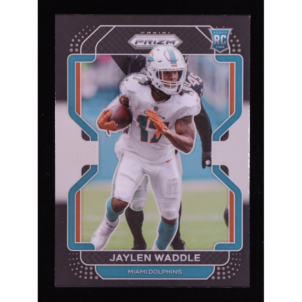 Jaylen Waddle 2021 Panini Chronicles Prizm Black #10 RC at PristineAuction.com