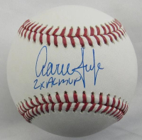 Aaron Judge Signed OML Baseball Inscribed "2x AL MVP" (PSA) at PristineAuction.com