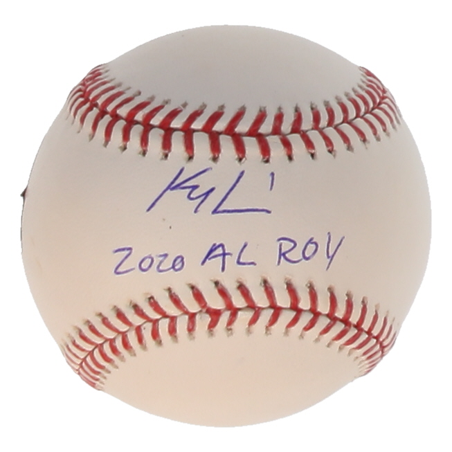 Kyle Lewis Signed OML Baseball Inscribed "2020 AL ROY" (Fanatics & MLB) at PristineAuction.com Kyle Lewis Signed OML Baseball Inscribed "2020 AL ROY" (Fanatics & MLB) at PristineAuction.com