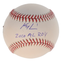 Kyle Lewis Signed OML Baseball Inscribed "2020 AL ROY" (Fanatics & MLB) at PristineAuction.com