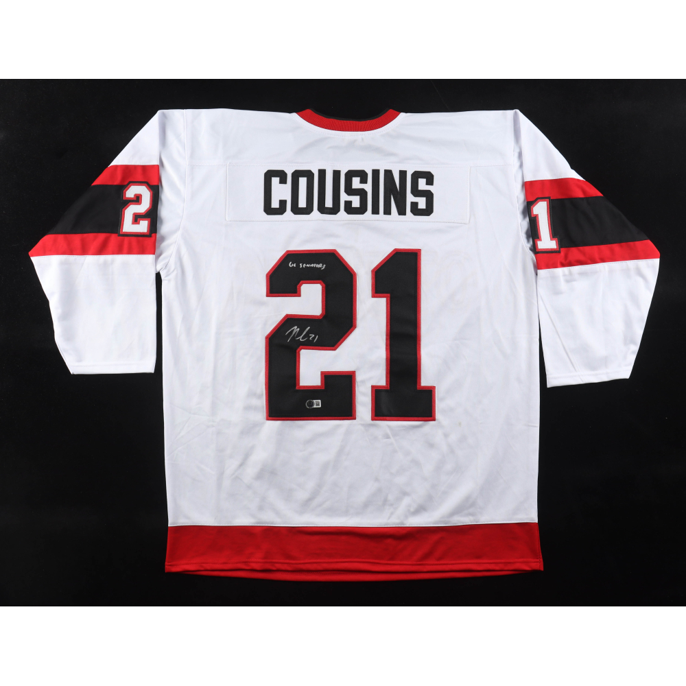 Nick Cousins Signed Jersey Inscribed "Go Senators" (Beckett) at PristineAuction.com