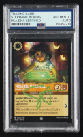 Stephanie Beatriz Signed Mirabel Madrigal 2024 Disney Lorcana Prophecy Finder Ursula's Return 19/204 (PSA) at PristineAuction.com