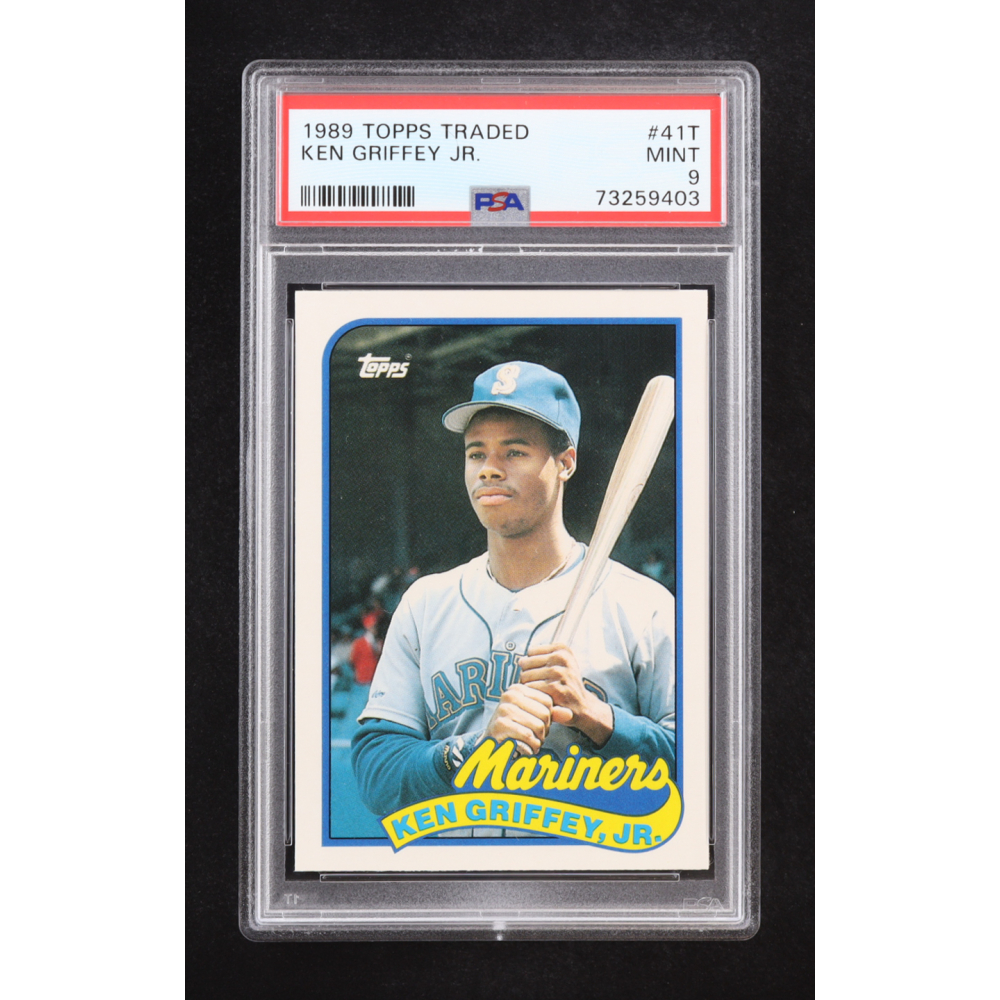 Ken Griffey Jr. 1989 Topps Traded #41T RC (PSA 9) at PristineAuction.com Ken Griffey Jr. 1989 Topps Traded #41T RC (PSA 9) at PristineAuction.com