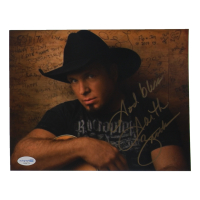 Garth Brooks Signed 8x10 Photo Inscribed "God Bless" (ACOA) at PristineAuction.com