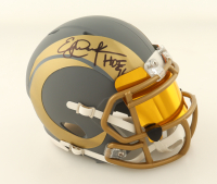 Eric Dickerson & Kyren Williams Signed Rams Slate Alternate Speed Mini Helmet Inscribed "HOF 99" (Beckett) at PristineAuction.com