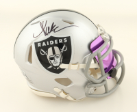 Marcus Allen Signed Raiders Speed Mini Helmet with Custom Visor (Beckett) at PristineAuction.com