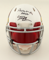 Trey McBride Signed Cardinals Speed Mini Helmet with Custom Visor Inscribed "Protect the Nest" (Beckett) at PristineAuction.com