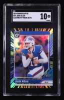 Josh Allen 2024 Donruss Optic Electricity #19 #20/75 (SGC 10) at PristineAuction.com