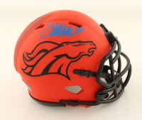Terrell Davis Signed Broncos Rave Alternate Speed Mini Helmet (Radtke) at PristineAuction.com