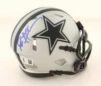 Deion Sanders Signed Cowboys Rave Alternate Speed Mini Helmet (Beckett) at PristineAuction.com