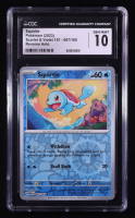 Squirtle 2023 Pokemon Scarlet and Violet 151 Reverse Foil #007 (CGC 10) at PristineAuction.com