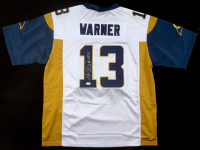 Kurt Warner Signed Rams Mitchell & Ness Authentic Jersey Inscribed "HOF 17" (JSA) at PristineAuction.com