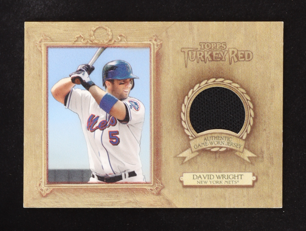 David Wright 2007 Topps Turkey Red Game Worn Relics #DW at PristineAuction.com David Wright 2007 Topps Turkey Red Game Worn Relics #DW at PristineAuction.com