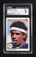 Deion Sanders 1990 Upper Deck #13 (CGC 8) at PristineAuction.com