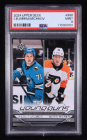 Macklin Celebrini / Matvei Michkov 2024-25 Upper Deck #500 YG CL RC (PSA 9) at PristineAuction.com