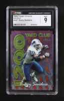 Barry Sanders 1999 Topps Chrome All-Etch #AE7 (CGC 9) at PristineAuction.com