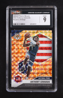 Anthony Edwards 2020-21 Panini Mosaic Mosaic Reactive Orange #252 RC (CGC 9) at PristineAuction.com