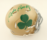 Rudy Ruettiger Signed Notre Dame Fighting Irish Mini Speed Helmet (Beckett) at PristineAuction.com