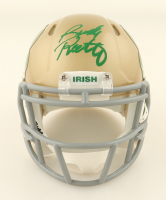 Rudy Ruettiger Signed Notre Dame Fighting Irish Mini Speed Helmet (Beckett) at PristineAuction.com
