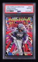 James Wood 2025 Topps Celebration Power Players #PP23 RC (PSA 10) at PristineAuction.com