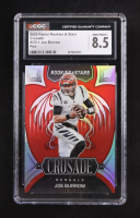 Joe Burrow 2022 Rookies and Stars Crusade Red #1 #25/99 (CGC 8.5) at PristineAuction.com