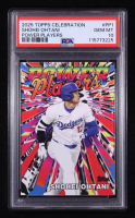 Shohei Ohtani 2025 Topps Celebration Power Players #PP1 (PSA 10) at PristineAuction.com