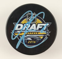 Jakob Chychrun Signed 2016 NHL Draft Logo Hockey Puck (Beckett) at PristineAuction.com