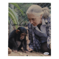 Jane Goodall Signed 8x10 Photo (ACOA) at PristineAuction.com