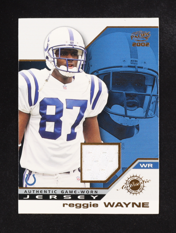 Reggie Wayne 2002 Pacific Game Worn Jersey #17 at PristineAuction.com Reggie Wayne 2002 Pacific Game Worn Jersey #17 at PristineAuction.com