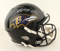 Rashod Bateman Signed Ravens Full-Size Speed Helmet (Beckett) at PristineAuction.com