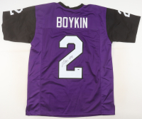 Trevone Boykin Signed Jersey (OKAuthentics) at PristineAuction.com