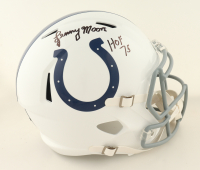 Lenny Moore Signed Colts Full-Size Speed Helmet Inscribed "HOF 75" (Schwartz) at PristineAuction.com