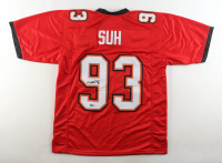 Ndamukong Suh Signed Jersey (Beckett) at PristineAuction.com